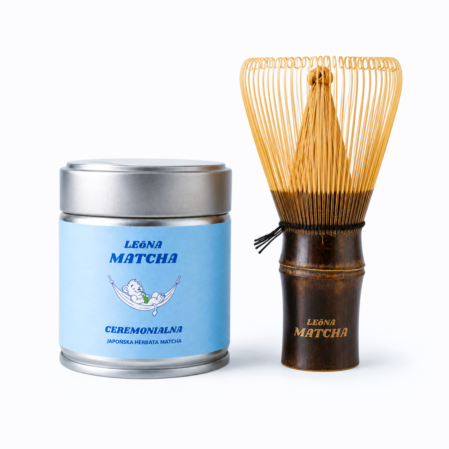 zestaw chasen + matcha ceremonialna 30g